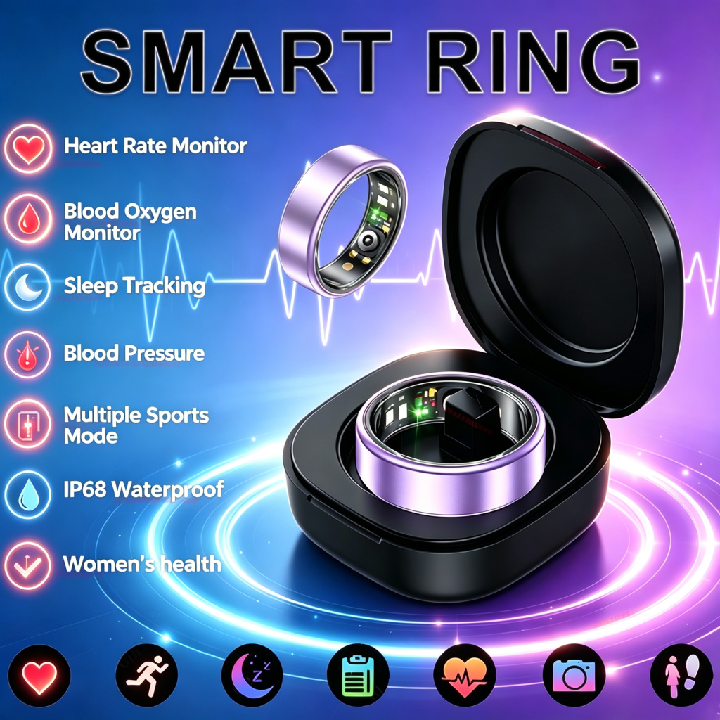 Health Monitors - Anello Intelligente 2026 per Monitoraggio Pressione