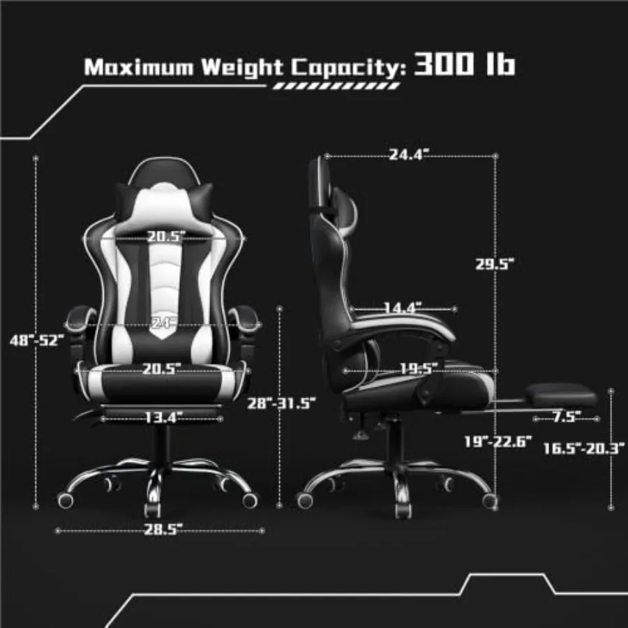 Sedia da gaming con poggiapied - Massage recensione e prezzo
