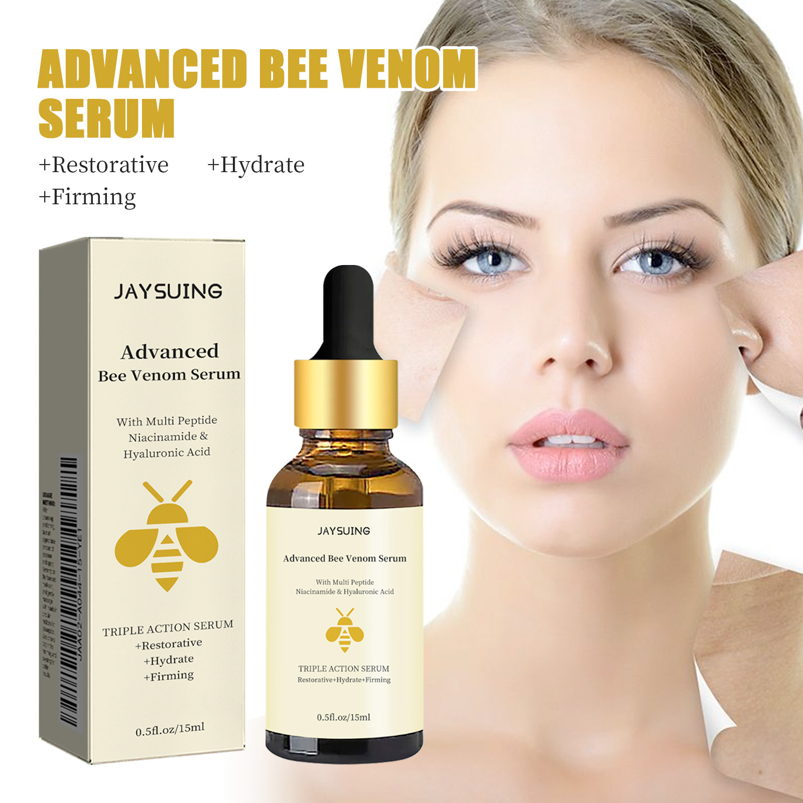 1/2/3pcs Veleno D'api Siero Vi - Hyaluronic Acid Facial Serum recensione e prezzo